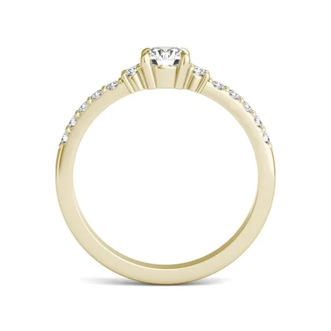 Descubre el encanto de los diamantes de laboratorio: Anillos de compromiso a precios irresistibles.