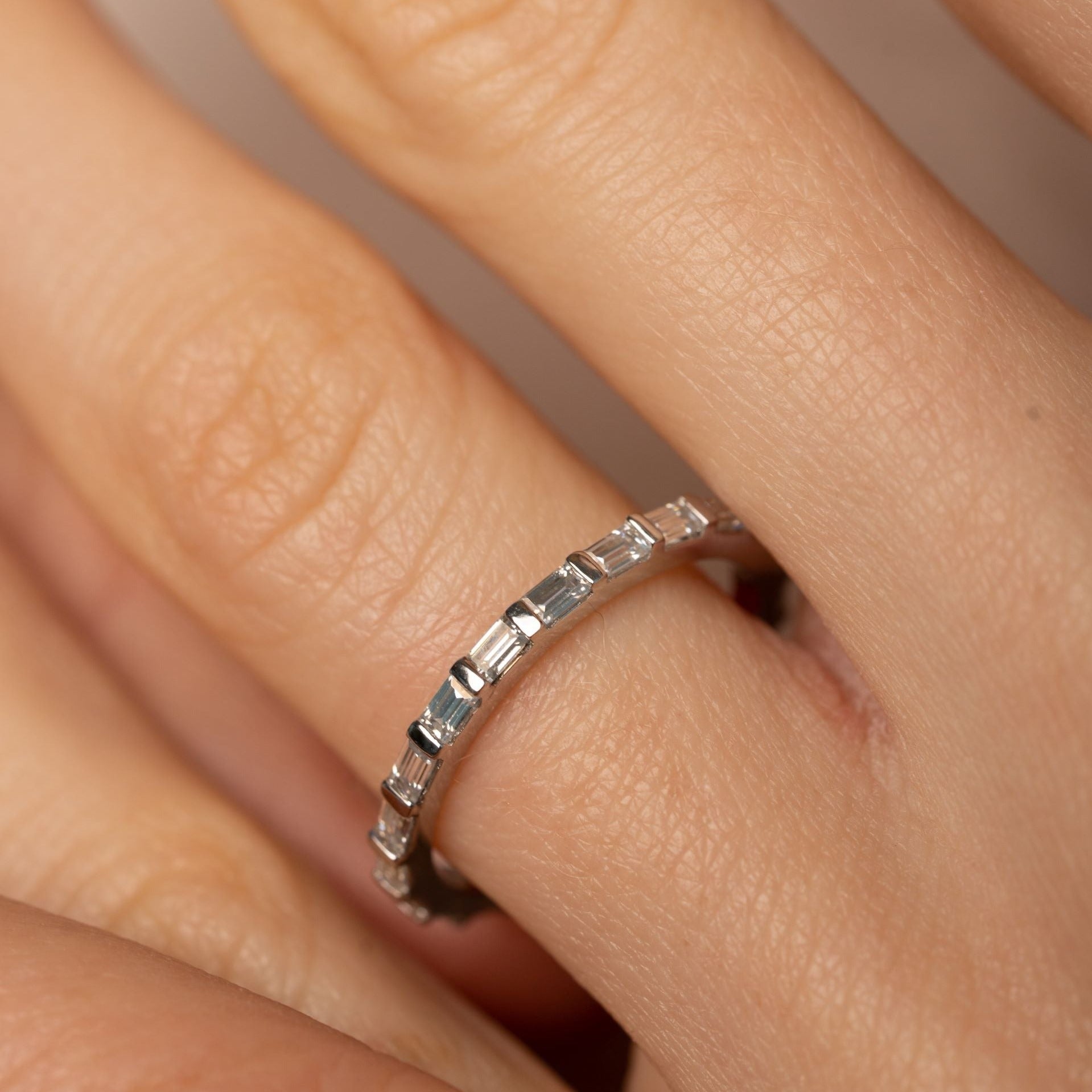 Anillo Diamantes Baguette