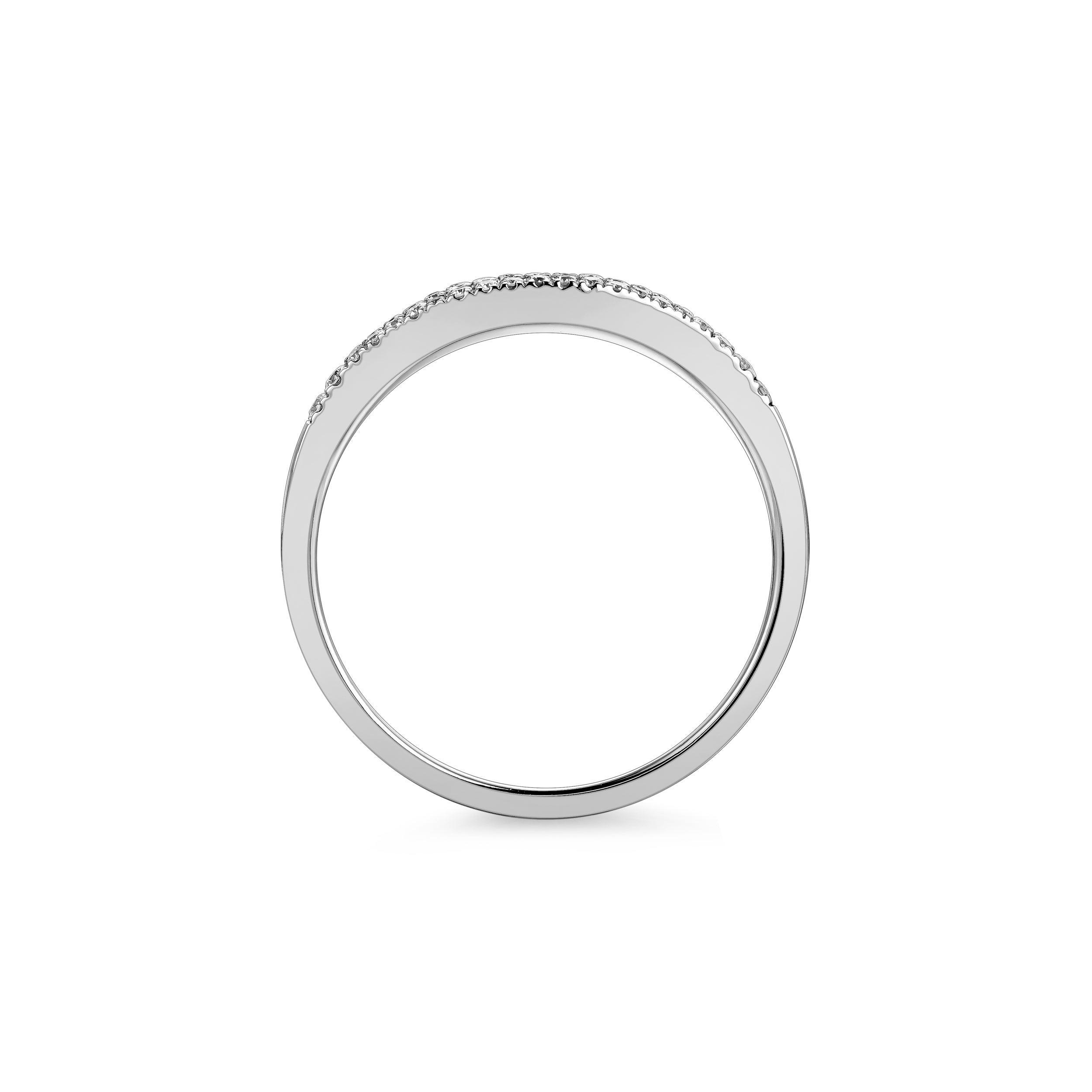 Anillo Diamante Pavé Puente