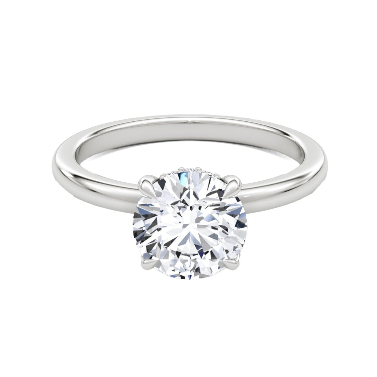 Anillo Solitario con Halo