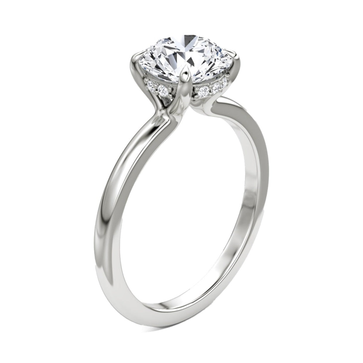 Anillo Solitario con Halo