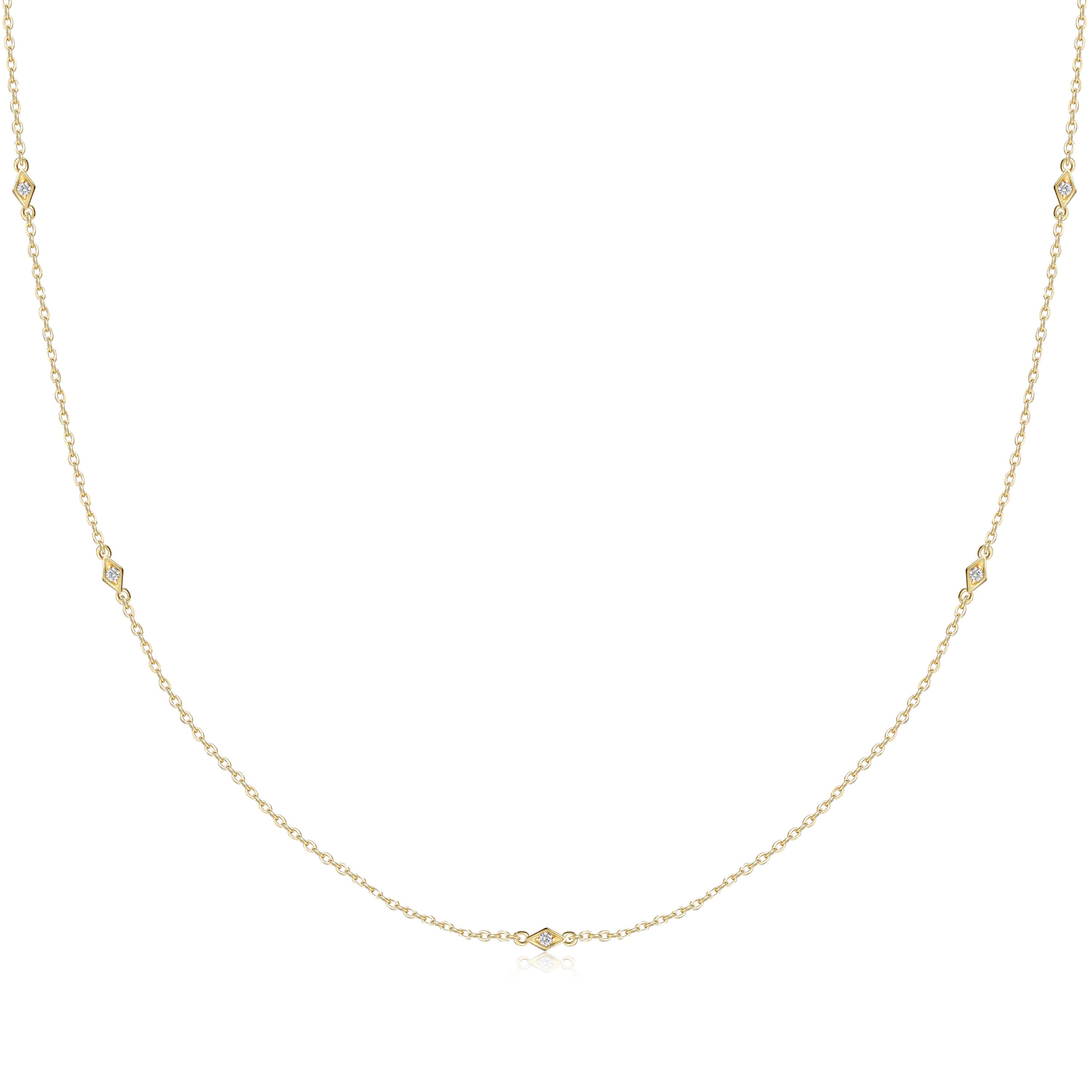 Collar Diamantes Cometas