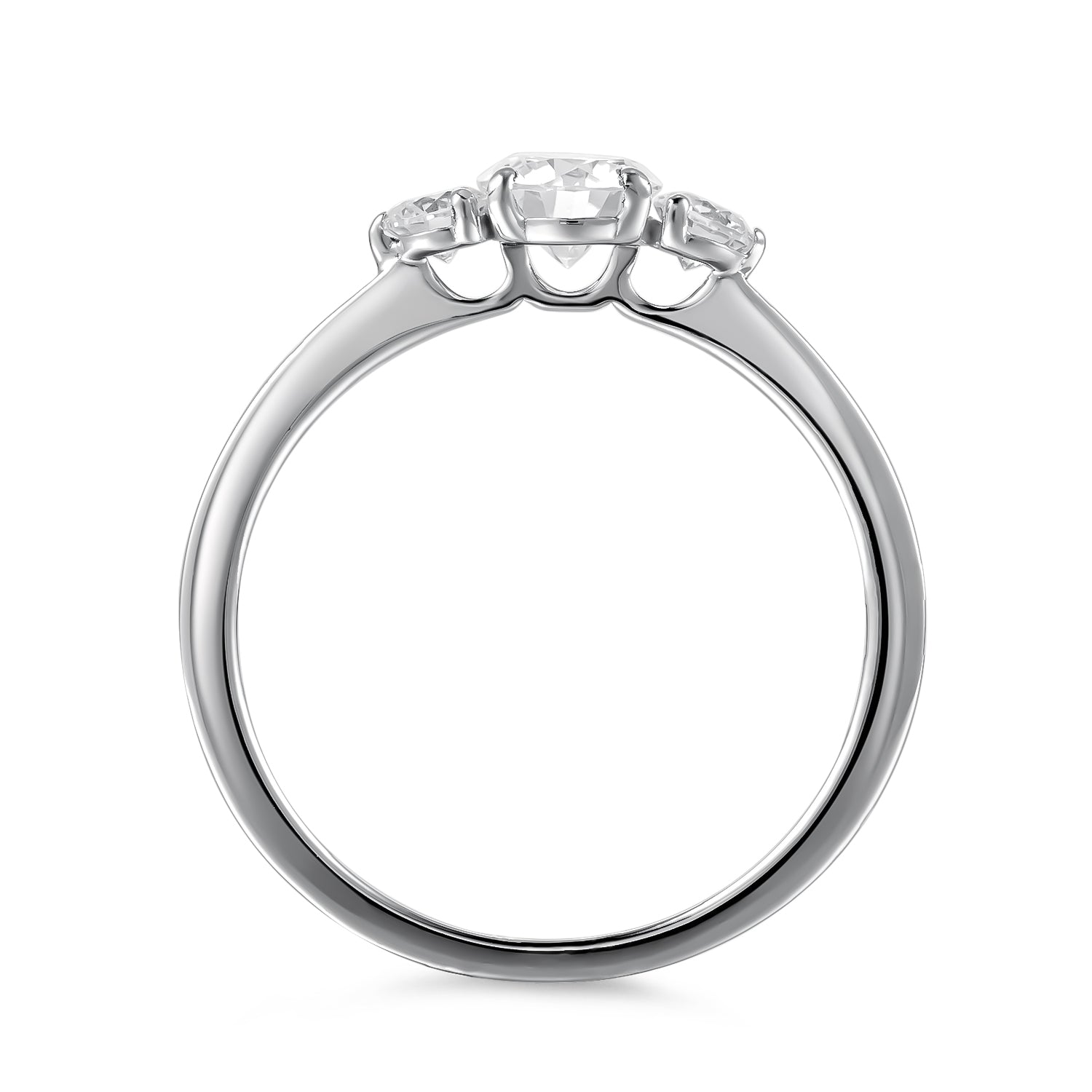 Anillo Tres Piedras Clásico