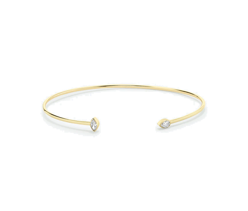 Brazalete abierto de Diamantes