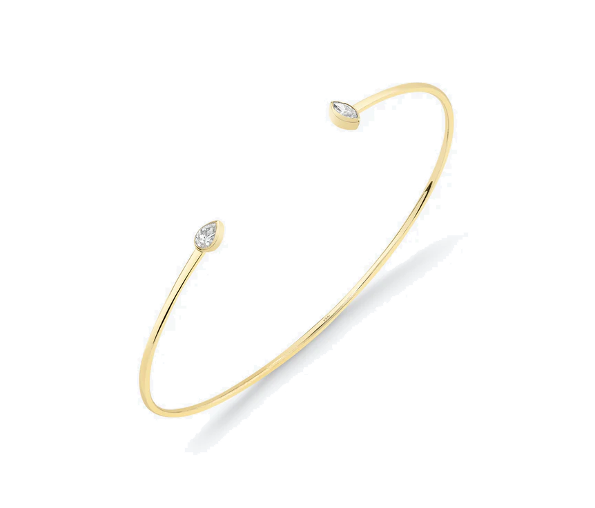 Brazalete abierto de Diamantes