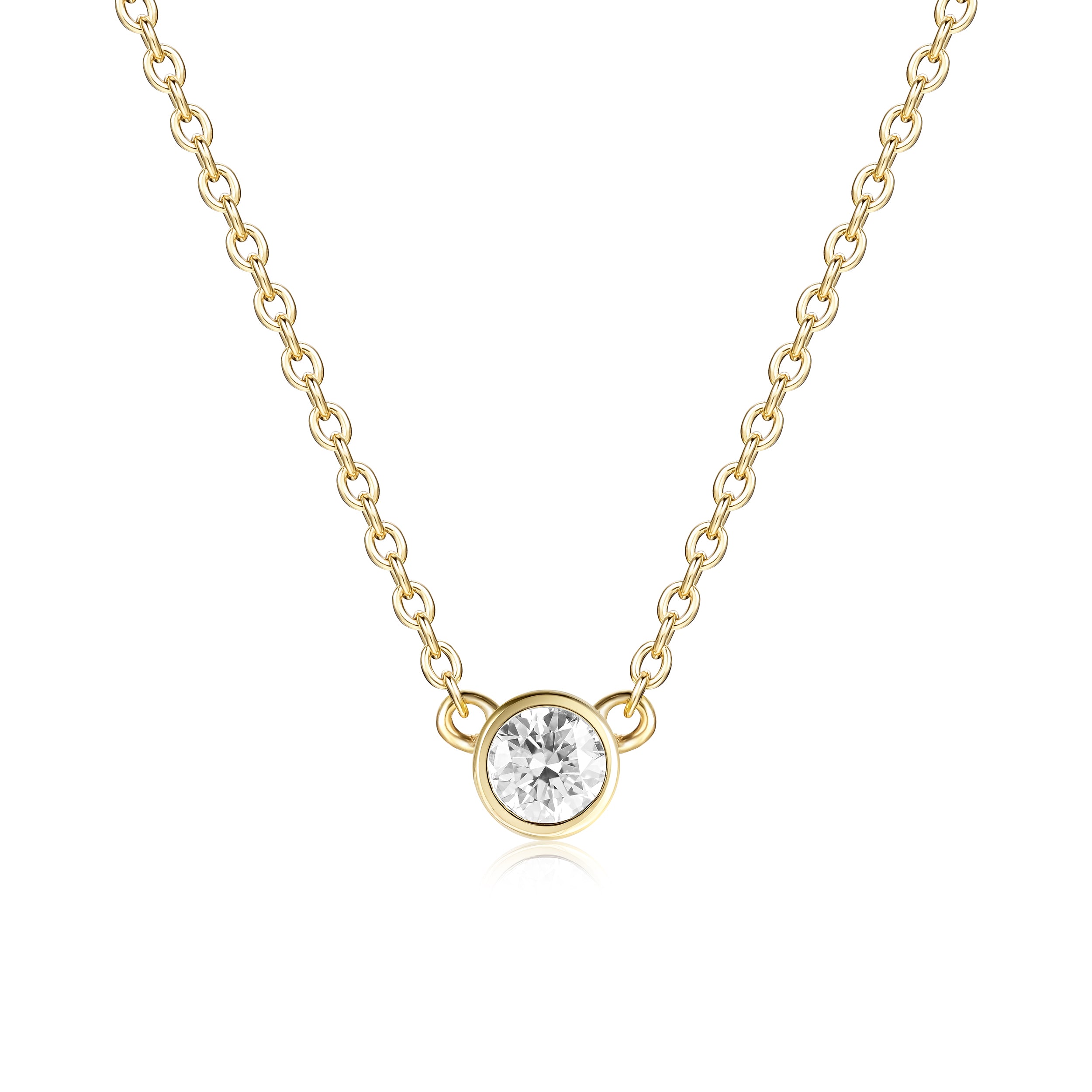 Collar Punto de Luz Bisel