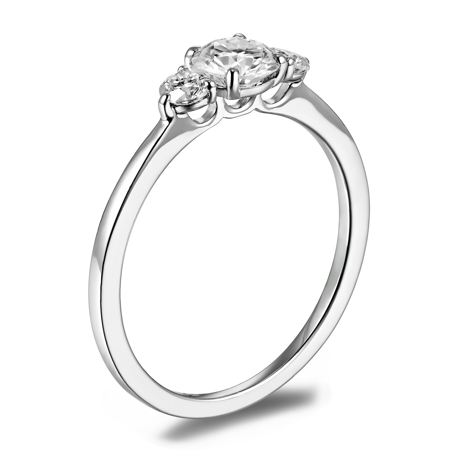 Anillo Tres Piedras Clásico