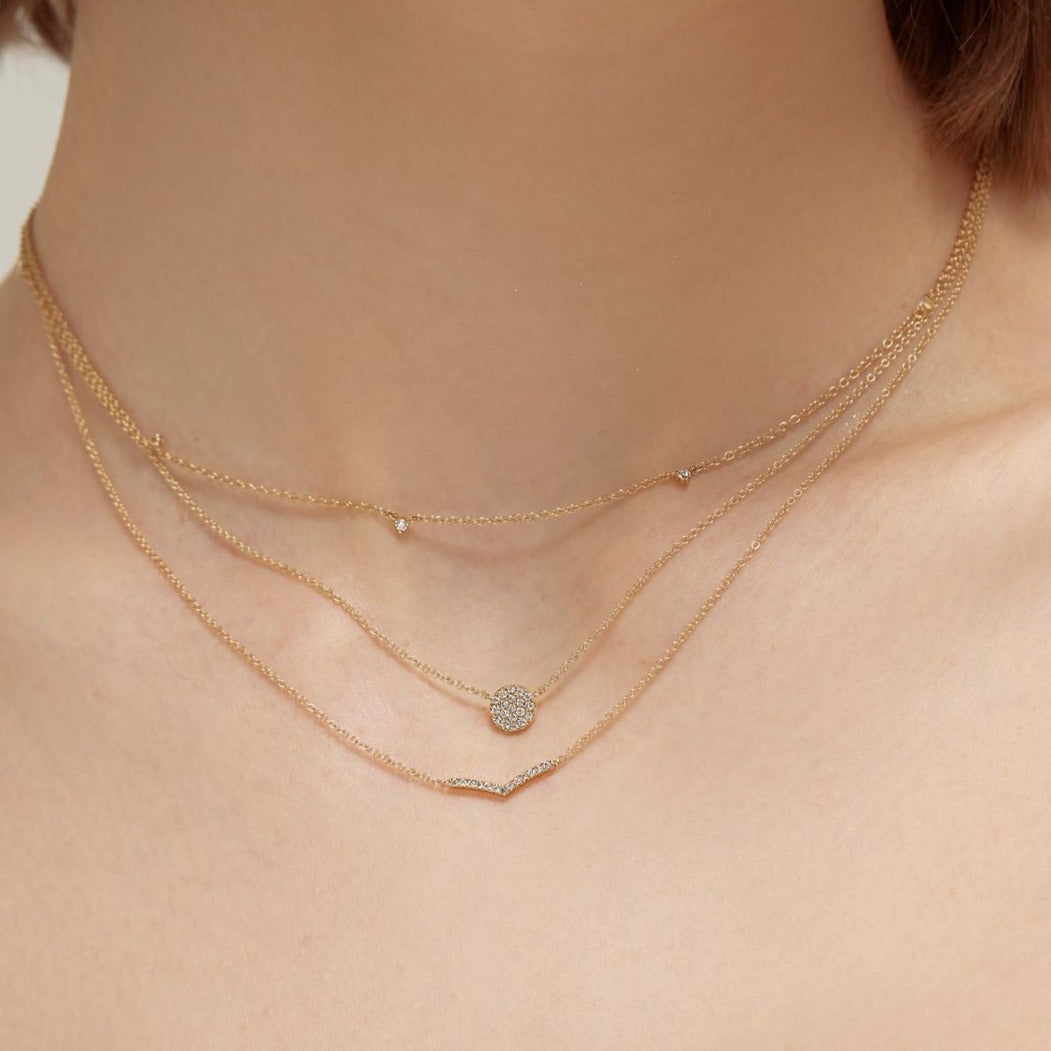 Collar Diamantes Cometas