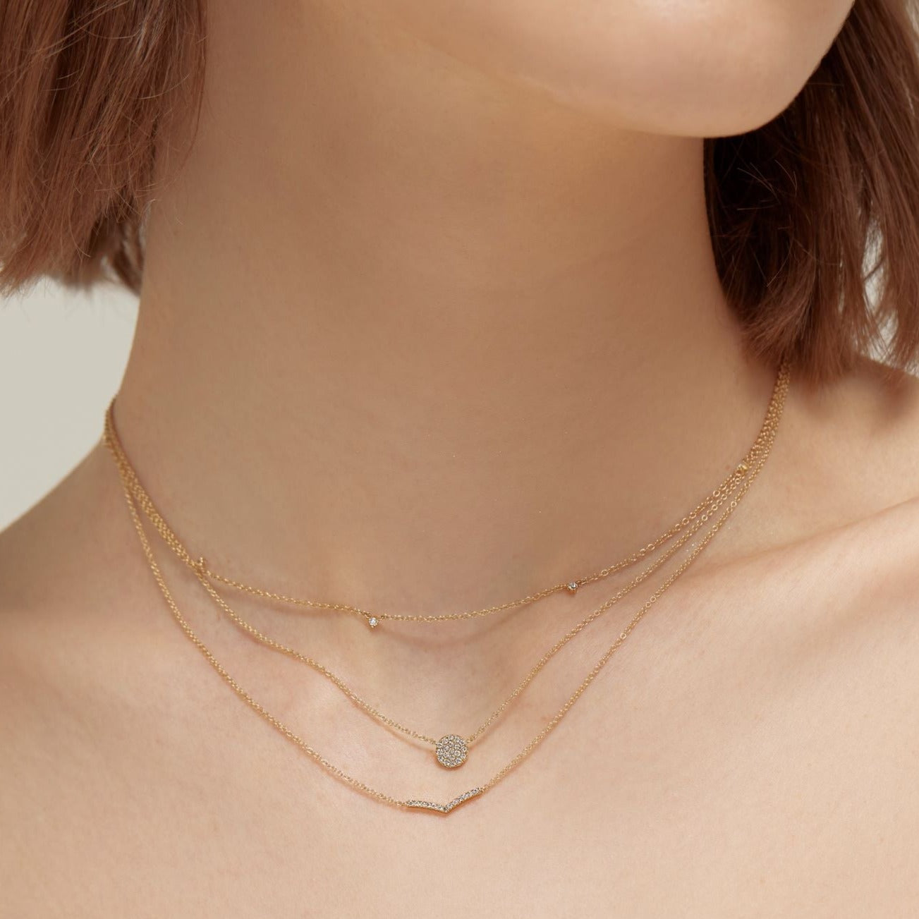 Collar Diamantes Cometas