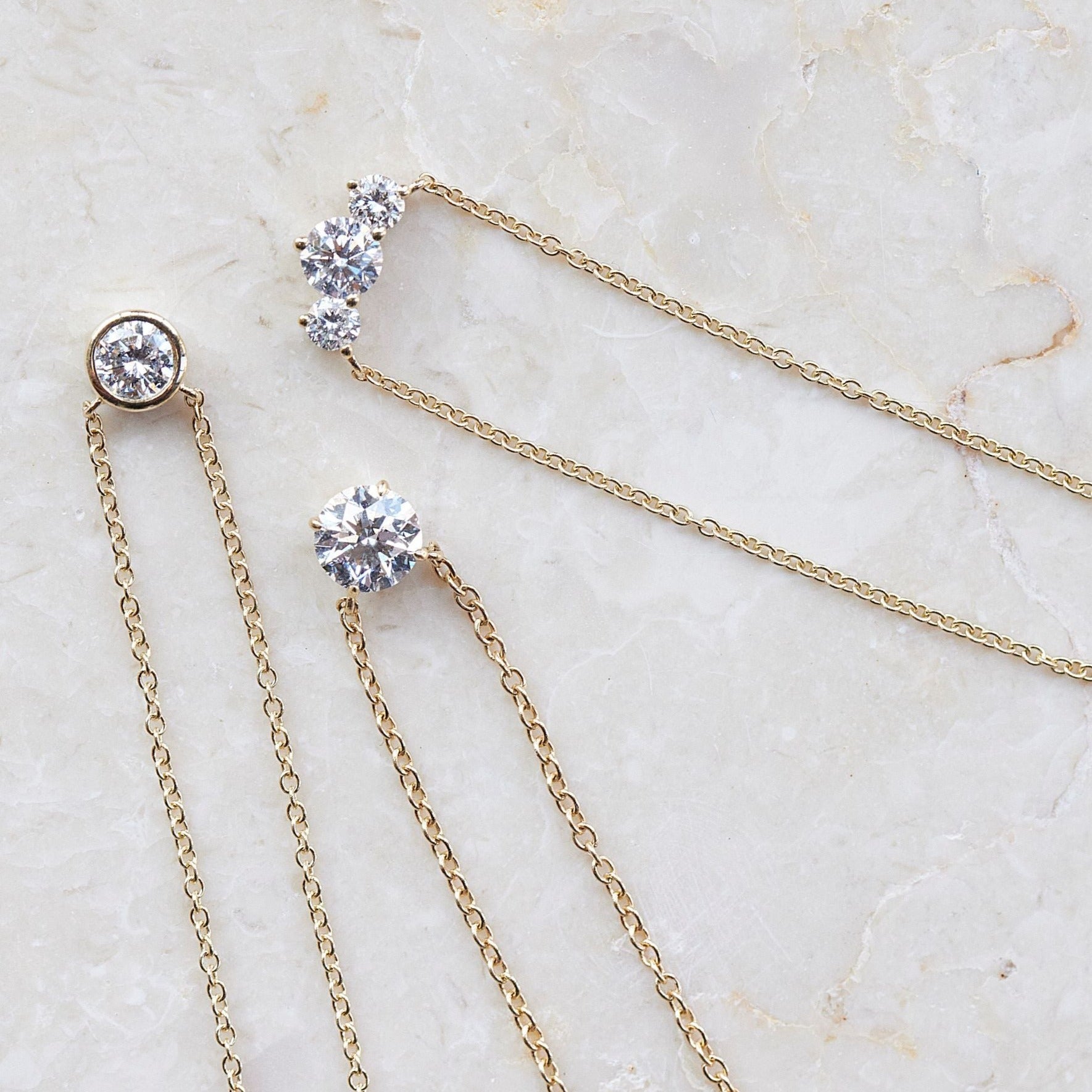 Collar Solitario de Diamantes
