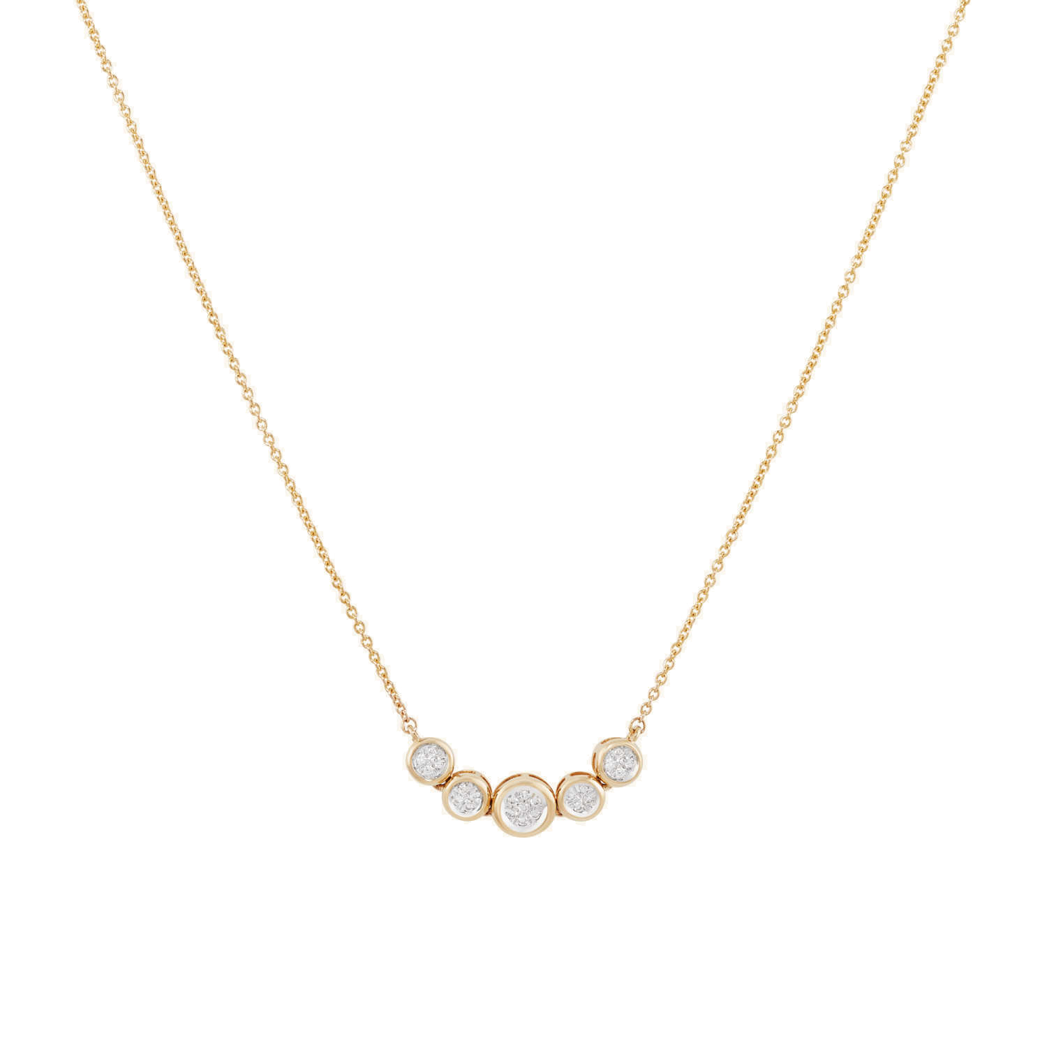 Collar Pavé de Diamantes en Set