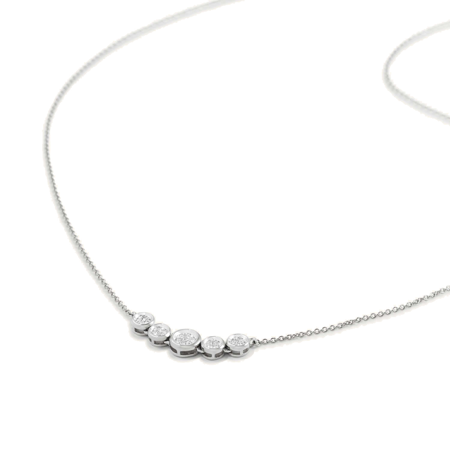 Collar Pavé de Diamantes en Set