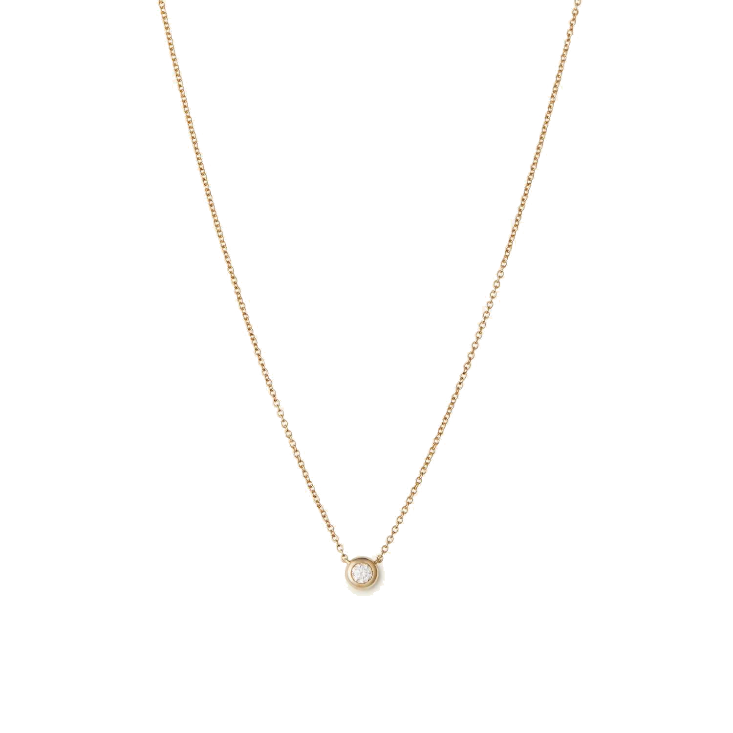 Collar Diamante en Bisel