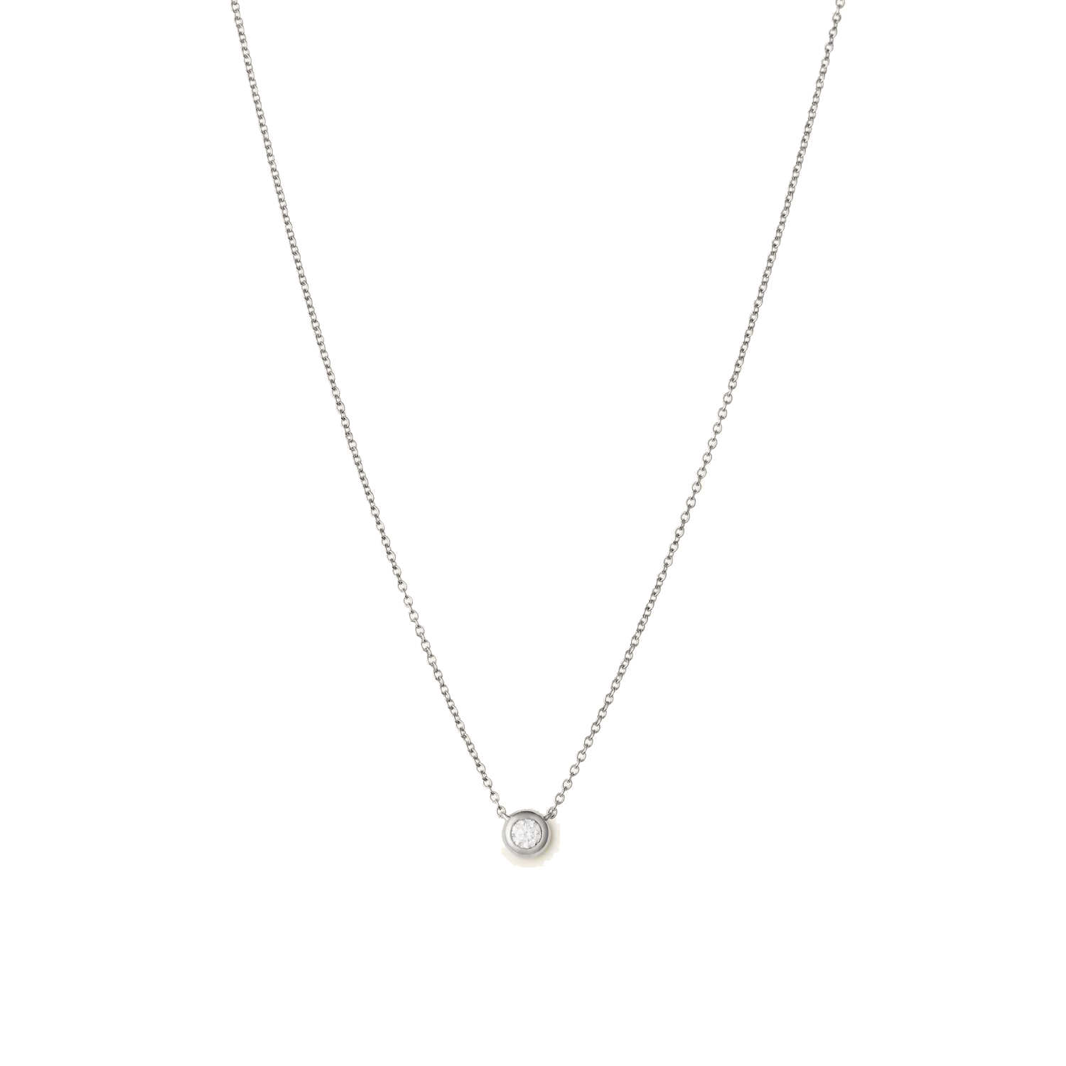 Collar Diamante en Bisel