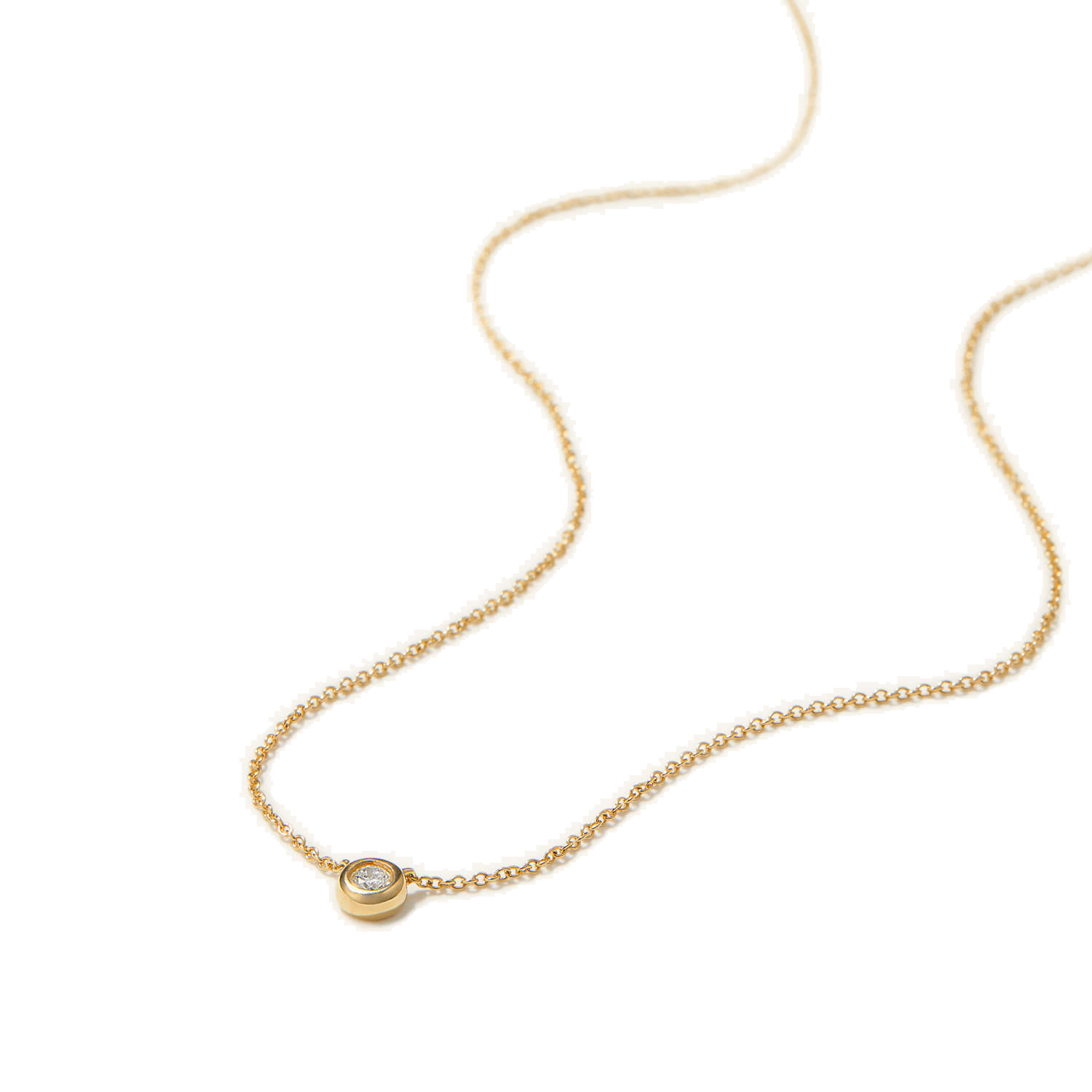 Collar Diamante en Bisel