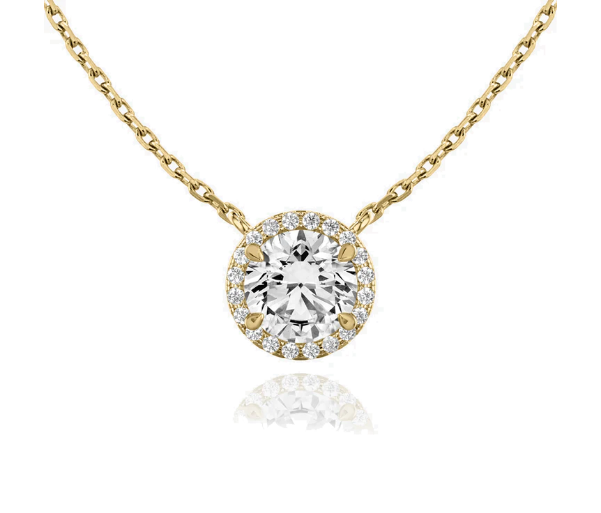 Collar Diamantes Halo II