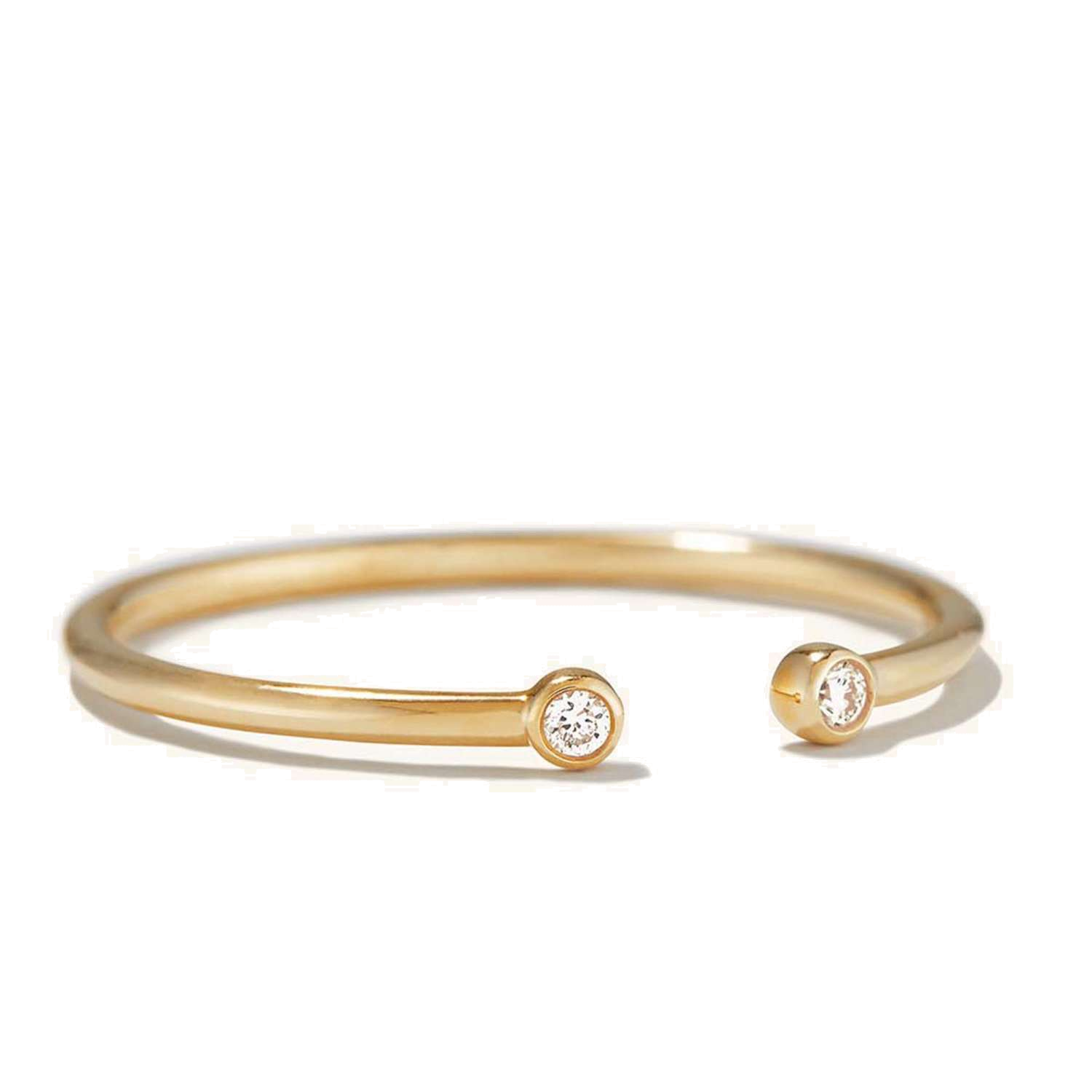 Anillo Diamantes Abierto