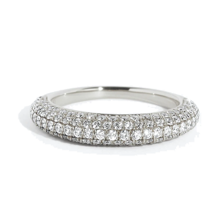 Anillo Diamante Pavé Completo
