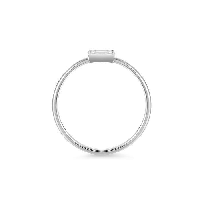 Anillo Diamante Bisel