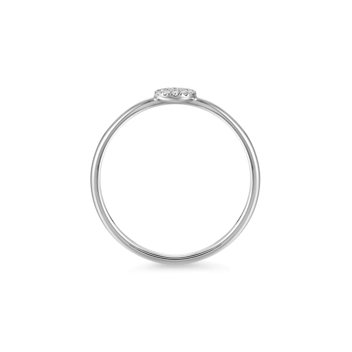 Anillo Pavé Diamantes Circular