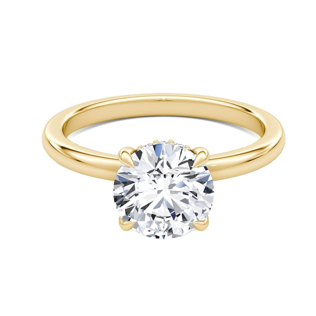 Anillo Solitario con Halo