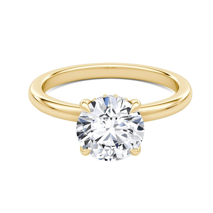 Anillo Solitario con Halo