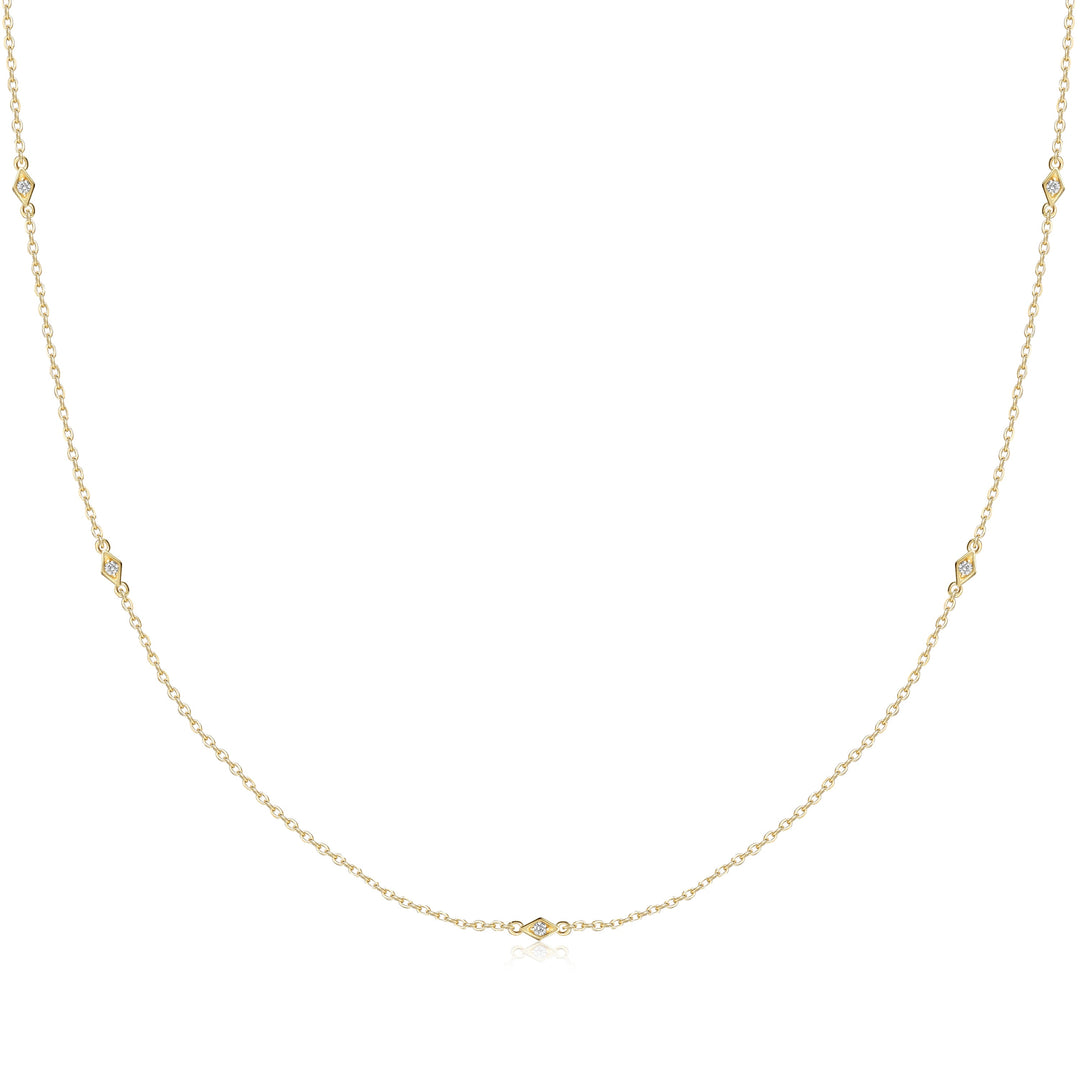 Collar Diamantes Cometas