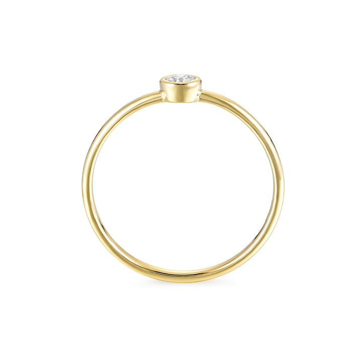 Anillo Bisel Brillante