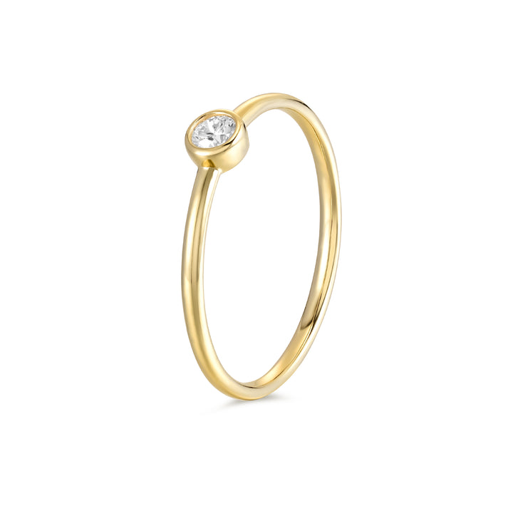 Anillo Bisel Brillante