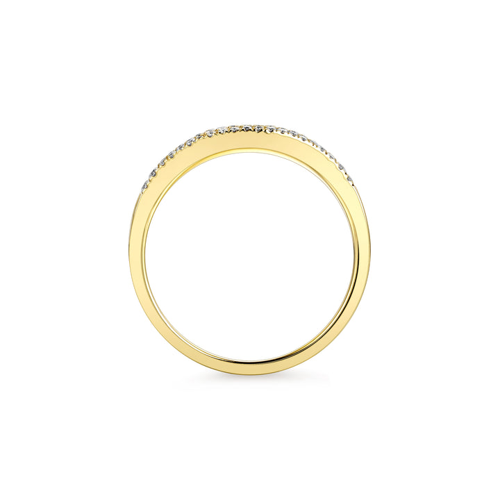 Anillo Diamante Pavé Puente