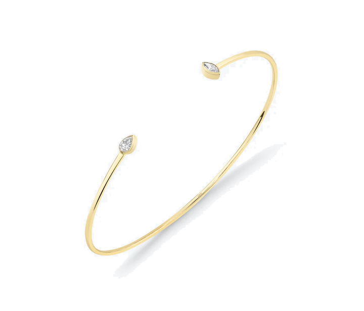 Brazalete abierto de Diamantes