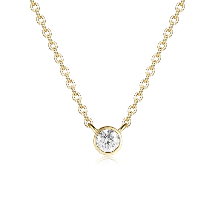 Collar Diamante en Bisel