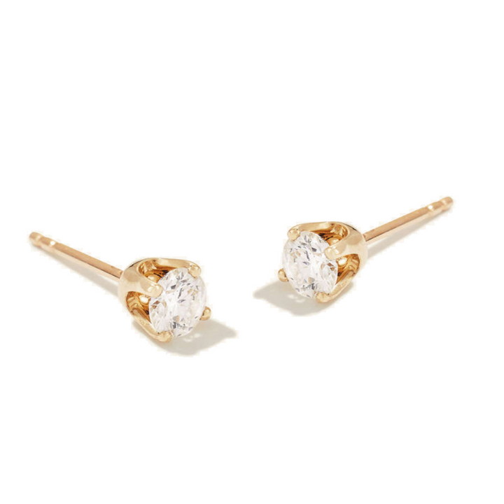 Aros Clásicos de Diamantes Grande