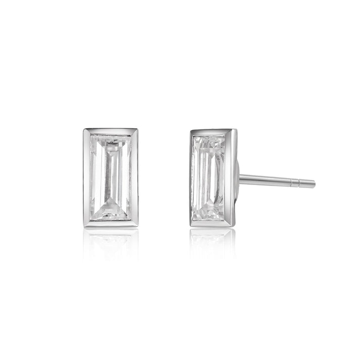 Aros Bisel con Diamante Baguette
