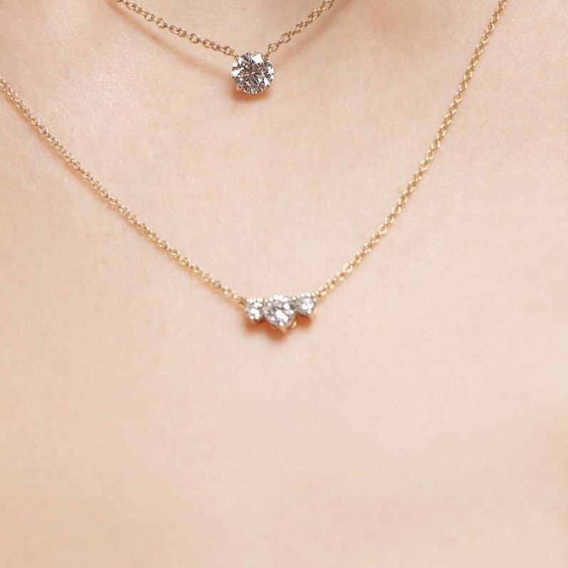 Collar Trio de Diamantes