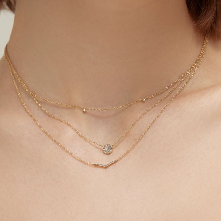 Collar Diamantes Cometas