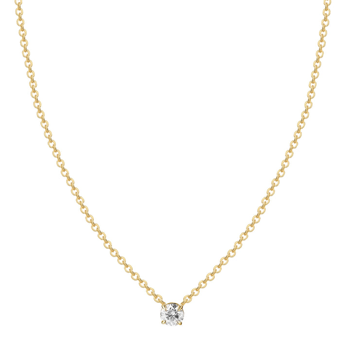 Collar Solitario de Diamantes