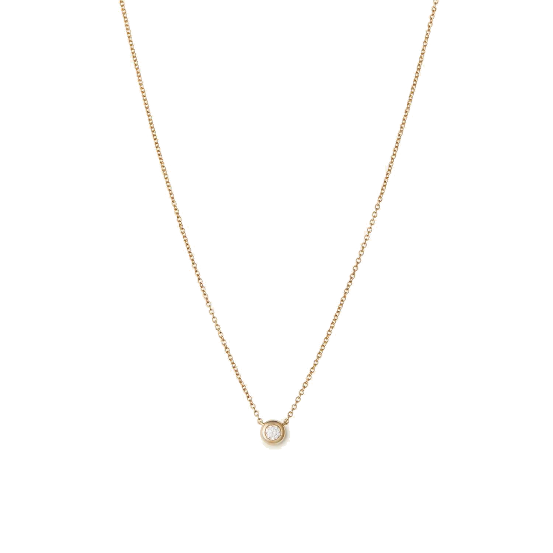 Collar Diamante en Bisel