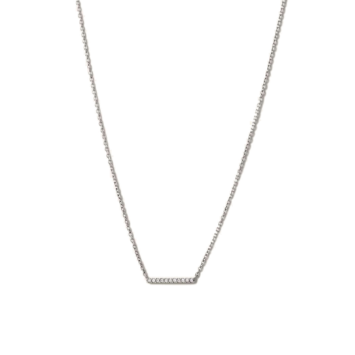 Collar Diamantes en Barra