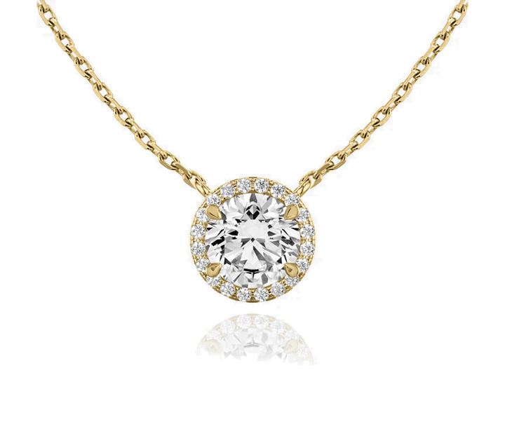 Collar Diamantes Halo II