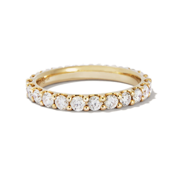 Anillo Diamantes Completo Grueso